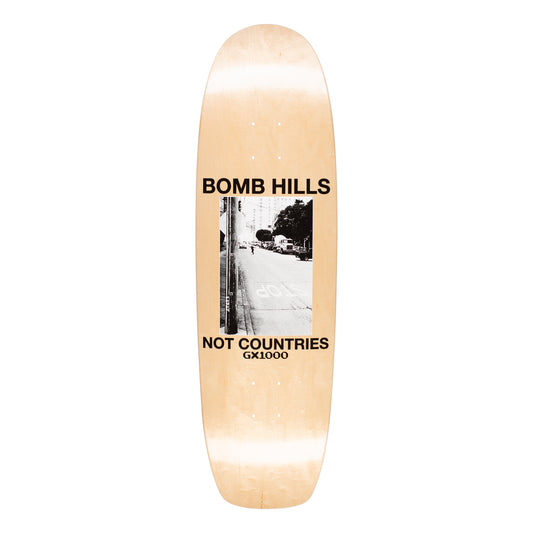 GX1000 Bomb Hills Shaped Cruiser Deck 9.0" x 31.75"