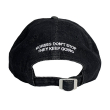 Load image into Gallery viewer, Bleach USA Horses Denim Hat Black

