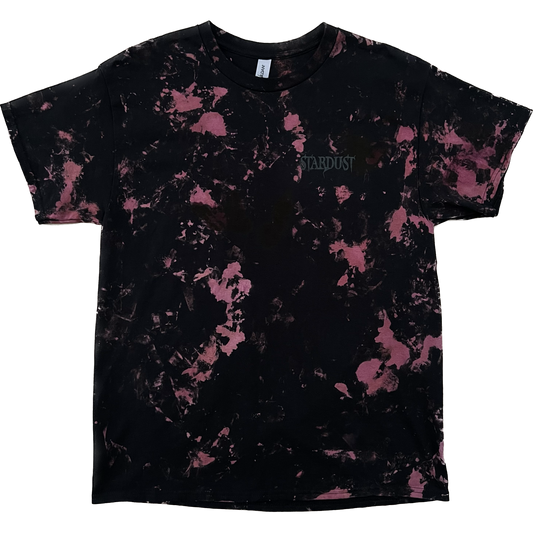 Stardust Global Tee 019 Black (Bleached & Dyed) / Black