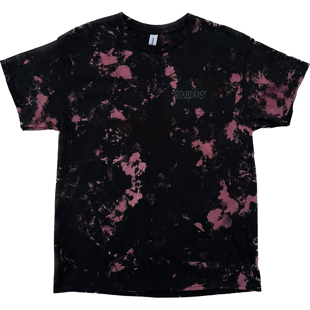 Stardust Global Tee 019 Black (Bleached & Dyed) / Black
