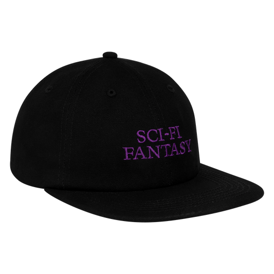 Sci-Fi Fantasy Logo Hat Black / Purple