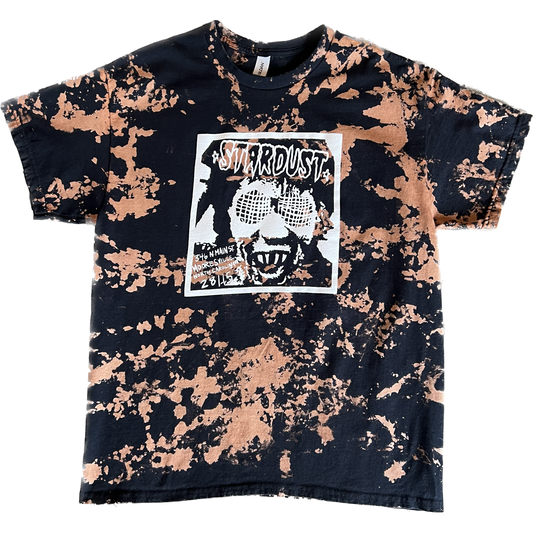 Stardust Skate Shop Human Fly Tee 025 Bleached Black / White