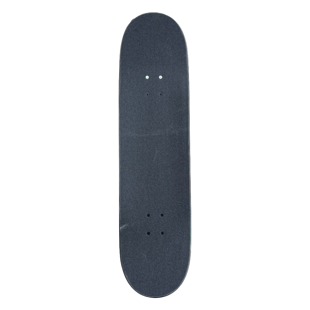 Stardust Skate Shop Tri-Bat Wanderlust Full Size Pre-Built Complete Entry Level Skateboard 8.5" x 32.0" Flat Black / Metallic Silver / Purple Shimmer