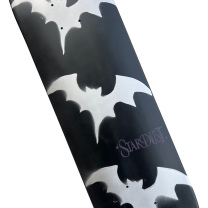 Stardust Tri-Bat Wanderlust Deck 048 8.38" Flat Black / Metallic Silver / Purple Shimmer