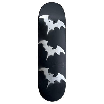 Stardust Tri-Bat Wanderlust Deck 048 8.75" Flat Black / Metallic Silver / Purple Shimmer