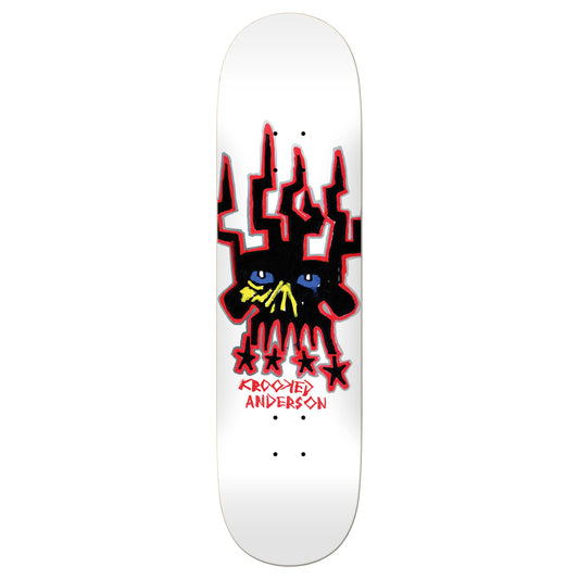 Krooked Mike Anderson Manderson Skull King Deck 8.38" (DLXSF Shape #?)