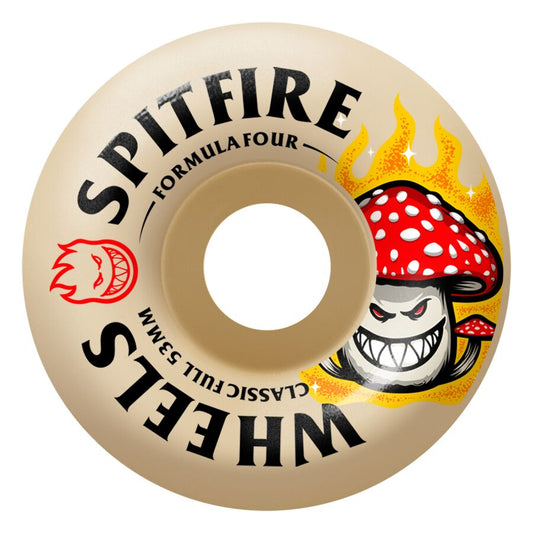 Spitfire Formula Four Shroom Bighead Classic Full 53mm 99d Set Of 4 Skateboard Wheels