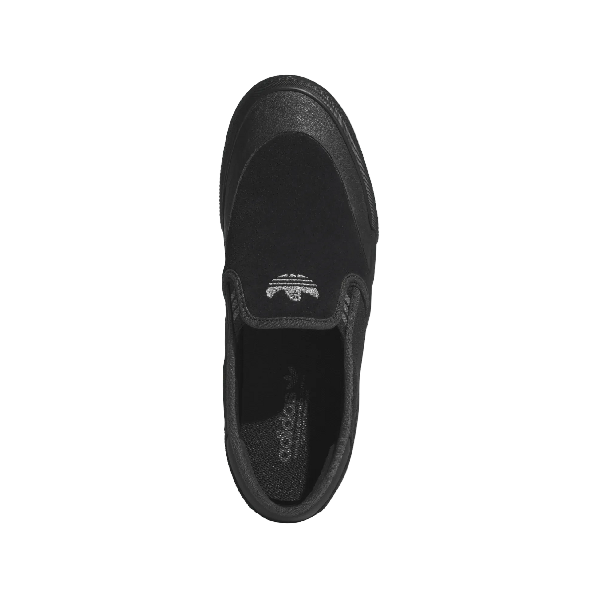 Adidas Shmooofoil Slide Slip On Skate Shoes Core Black / Grey Four / Core Black