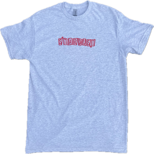 Stardust Skate Shop Tee 028 Ash Grey / Bright Red