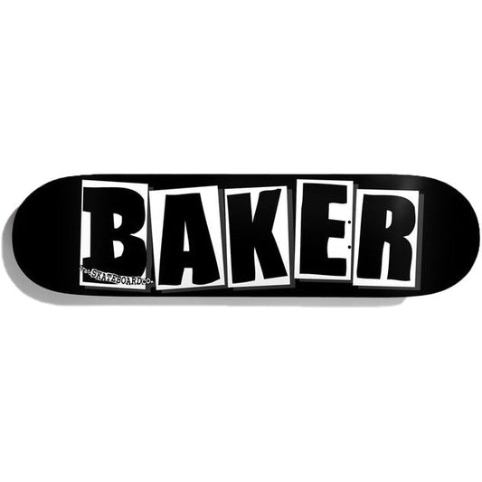 Baker Brand Logo Deck 8.25" Black / White