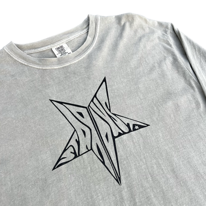 Stardust Skate Shop Matte Black Star Long Sleeve Tee 026 - Assorted Colors - 6.1 oz