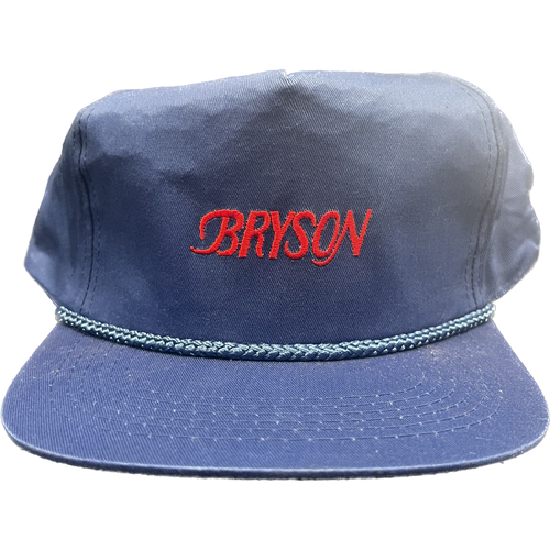 Vintage 1990s Bryson Rope Snapback Hat - Blue