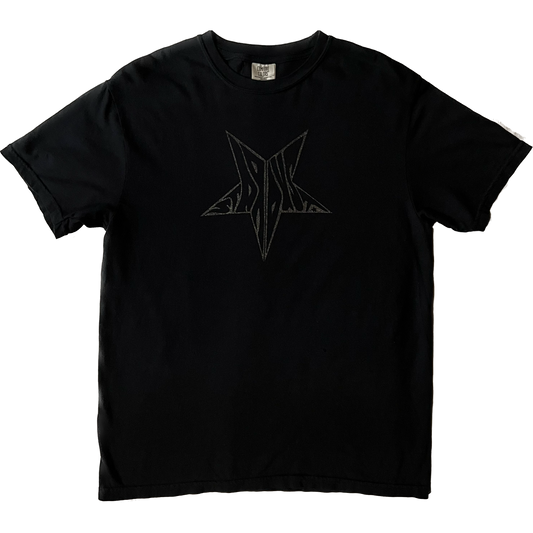 Stardust Skate Shop Black Shimmer Star Tee 026 - Assorted Colors - 6.1 oz