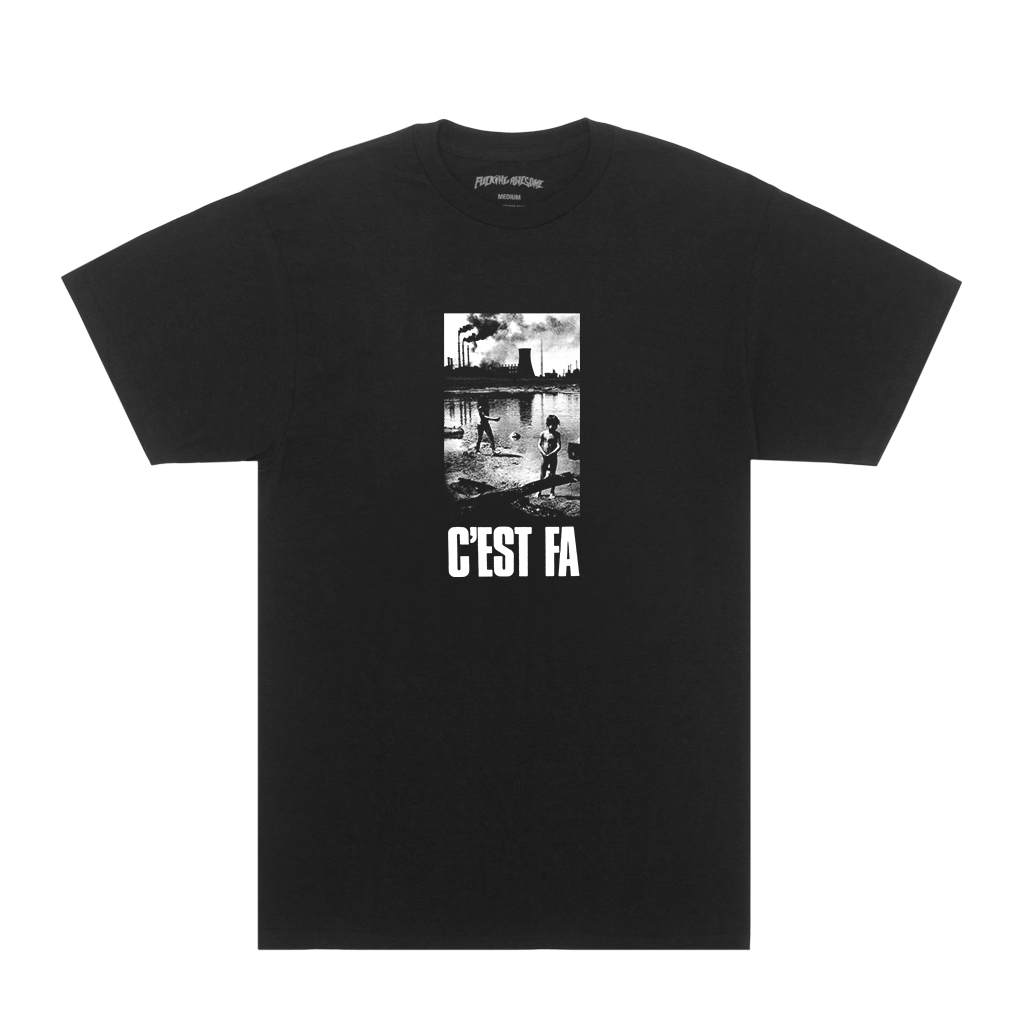 Fucking Awesome C'est FA Tee Black