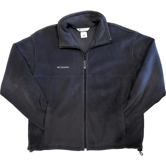 Vintage Columbia Fleece Zip Up Jacket - X-Large - Charcoal
