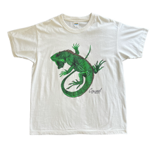 Load image into Gallery viewer, Vintage 1990s Cozumel, Mexico Iguana Tee - Large - White

