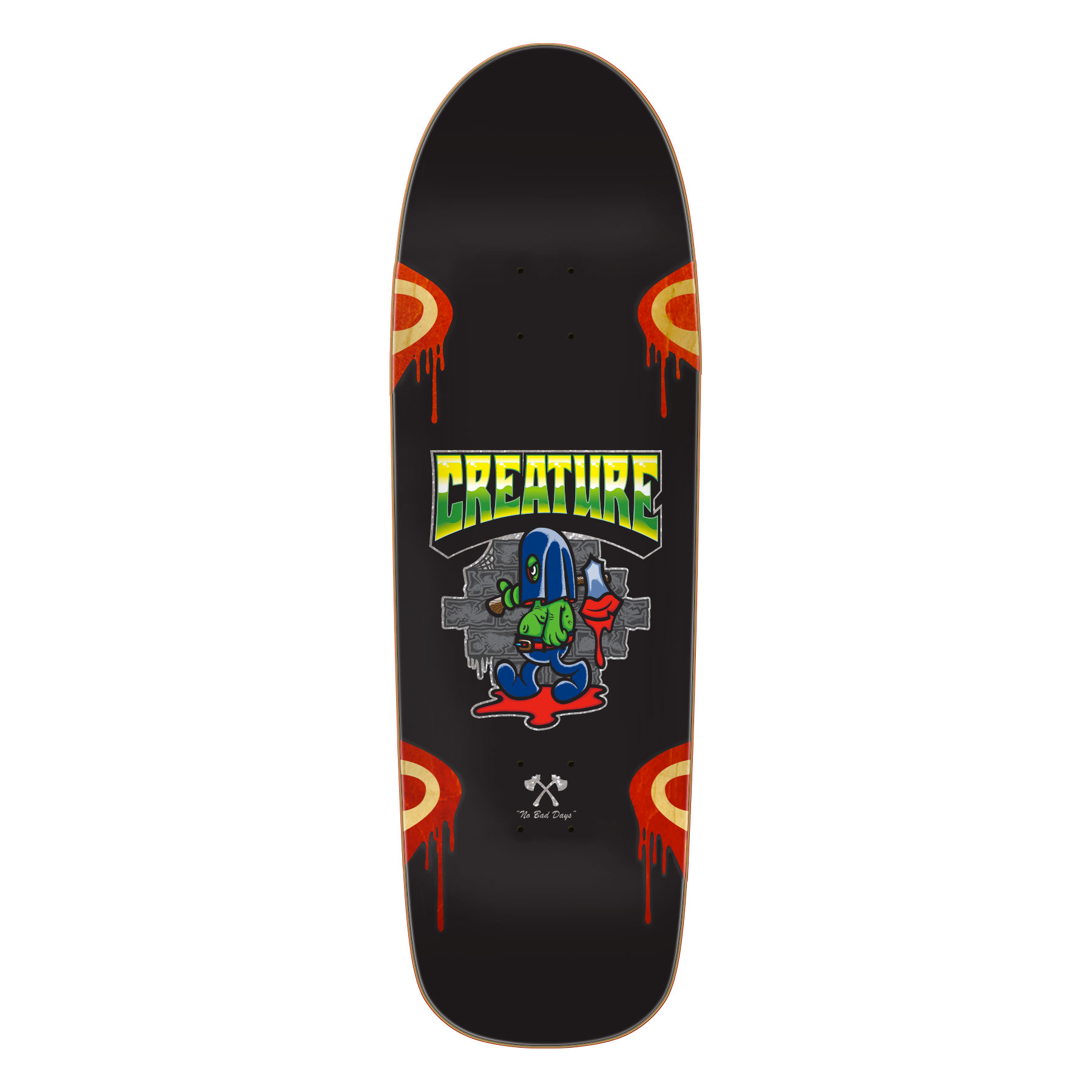 Creature The Heshcutioner Shaped Deck With Wheel Wells 9.0"