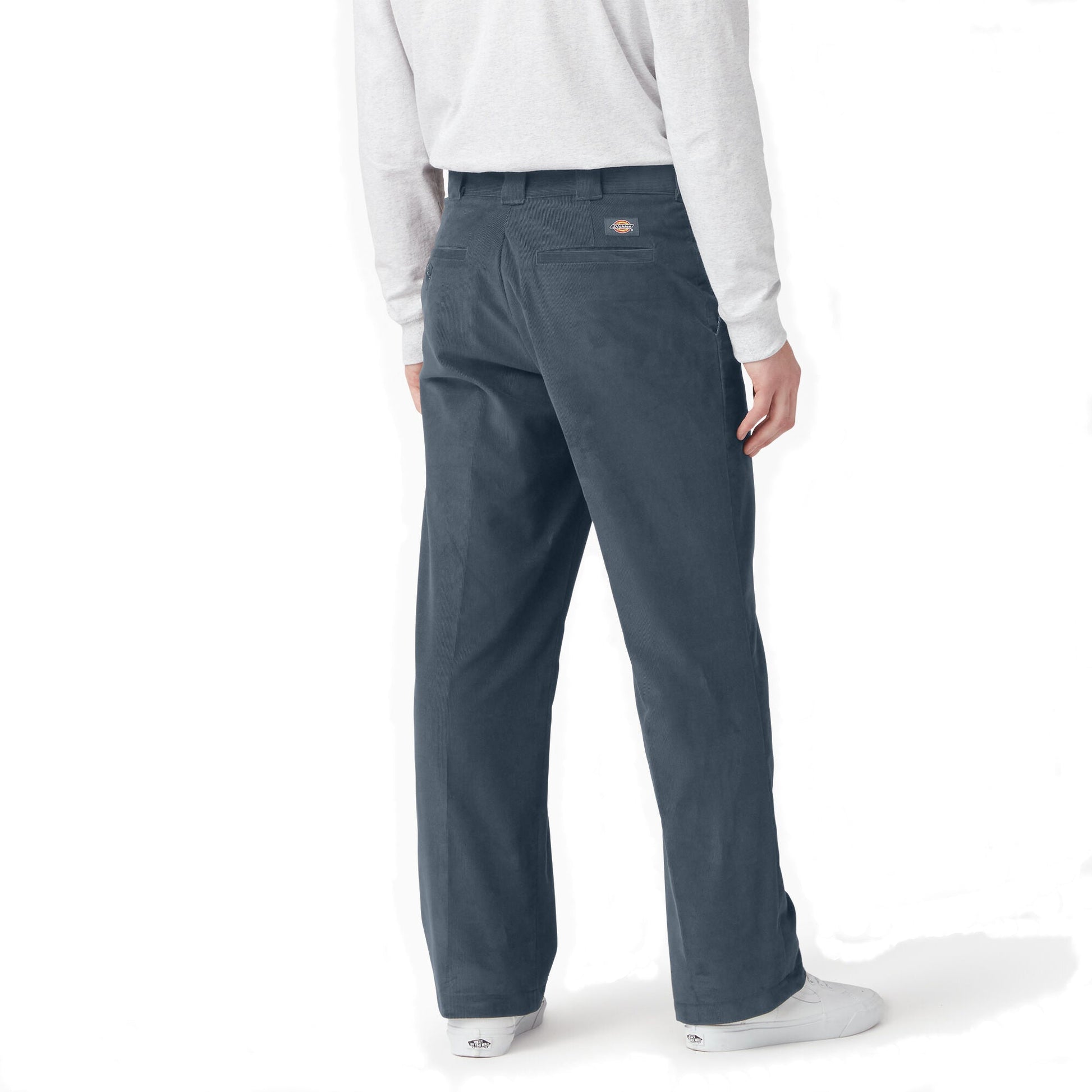 Dickies Regular Fit Flat Front Corduroy Pants Air Force Blue