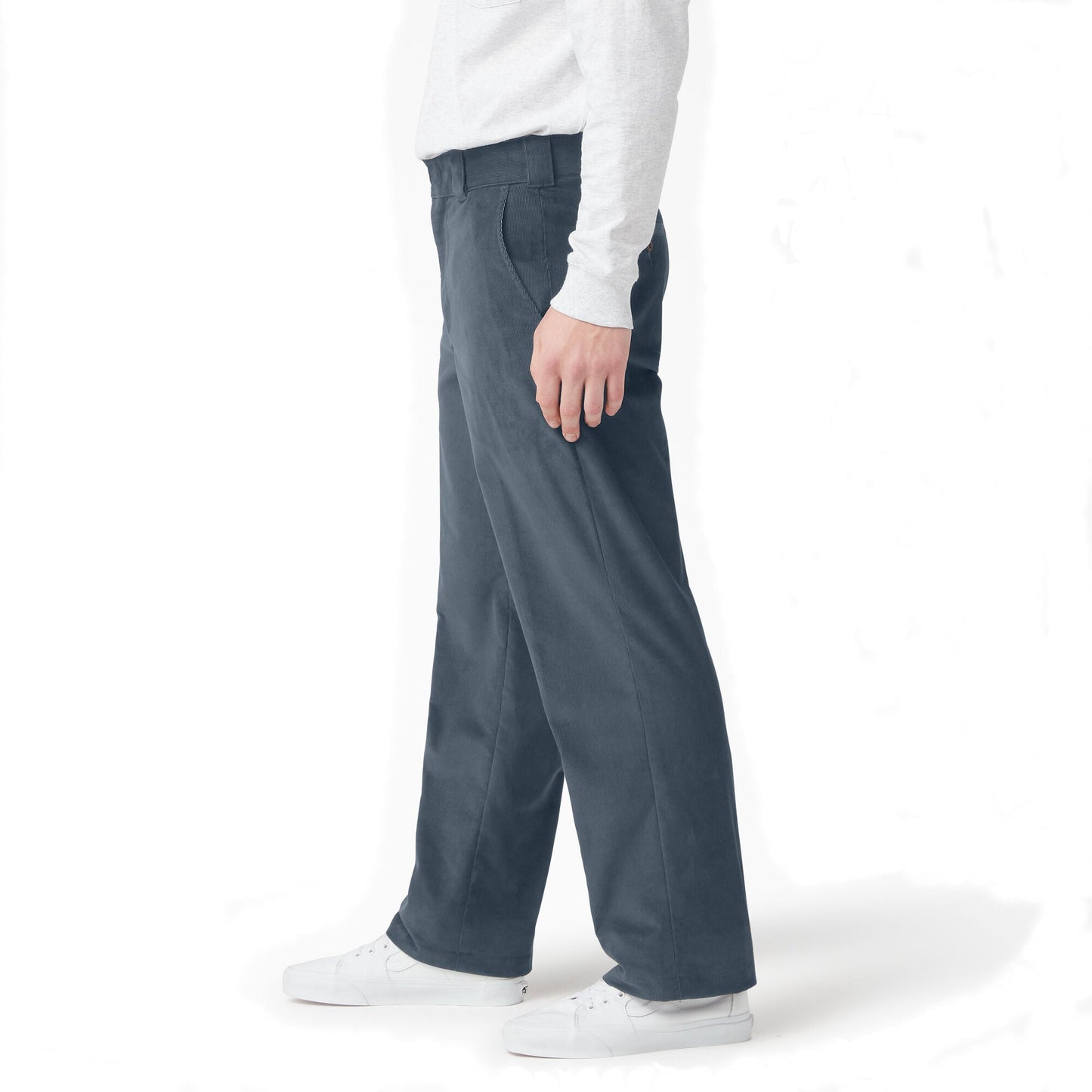 Dickies Regular Fit Flat Front Corduroy Pants Air Force Blue