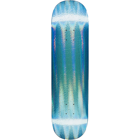 Fucking Awesome Gamma Ray Blue Embossed Color Deck 8.5" Shape #1