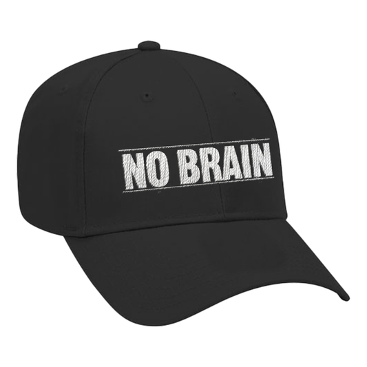 Fucking Awesome No Brain 6 - Panel Hat Black