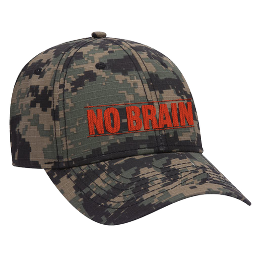 Fucking Awesome No Brain 6 - Panel Hat Digital Camo