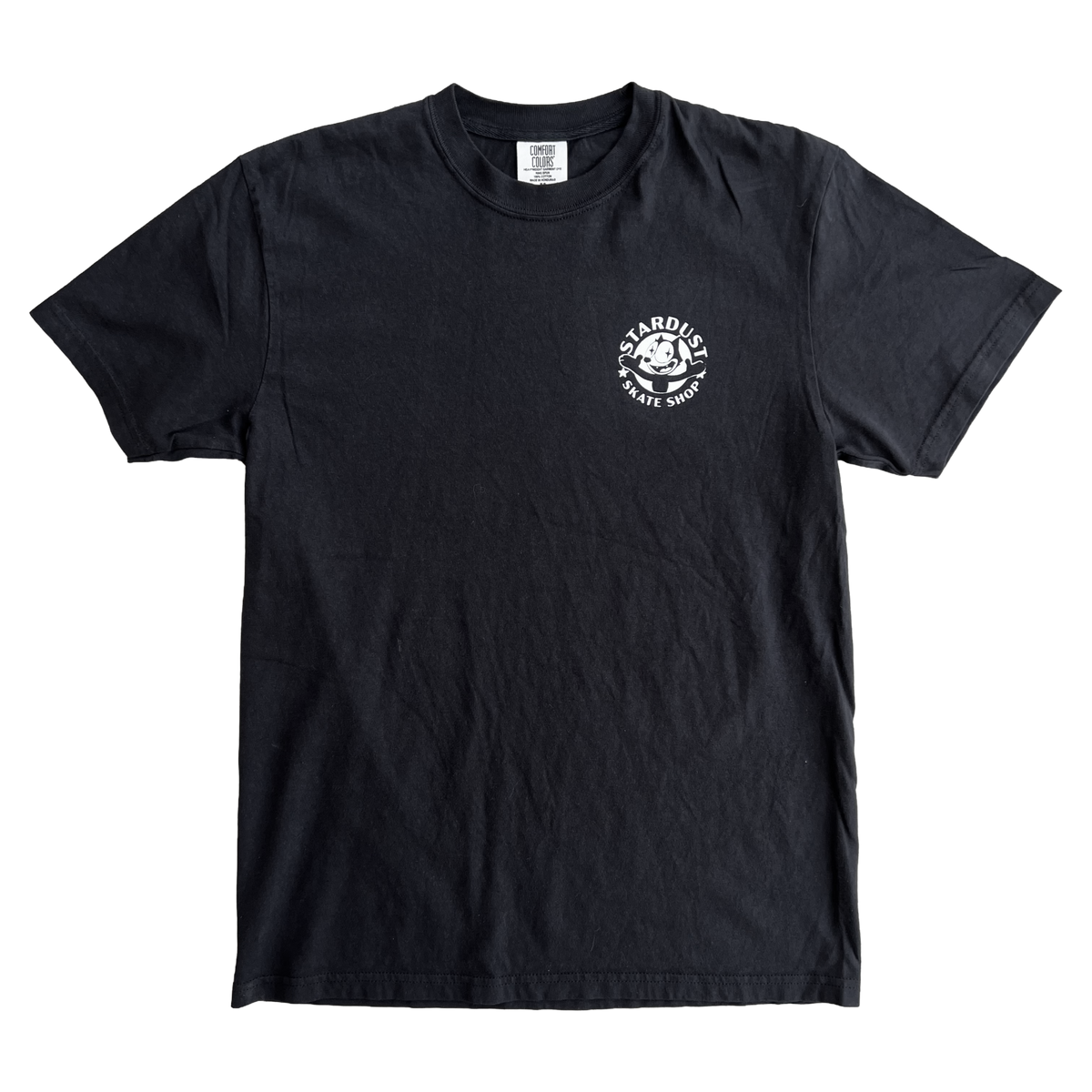 Stardust "Felix" Garment-Dyed Tee 012.3 Black / White