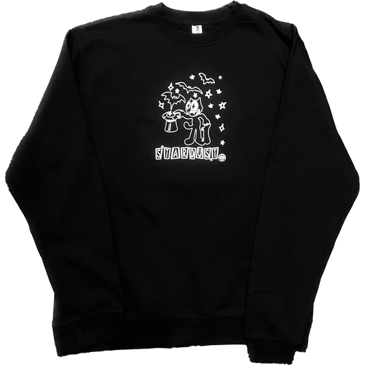 Stardust Skate Shop Felix 02 Crewneck 024 Black / White