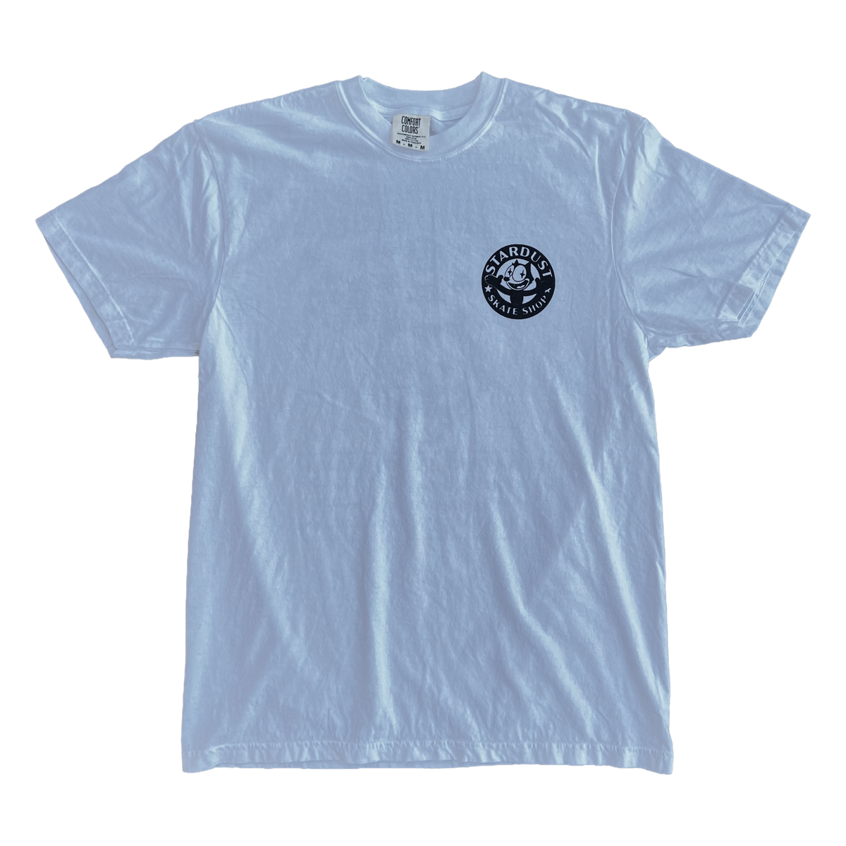 Stardust "Felix" Garment-Dyed Tee 012.3 White / Black
