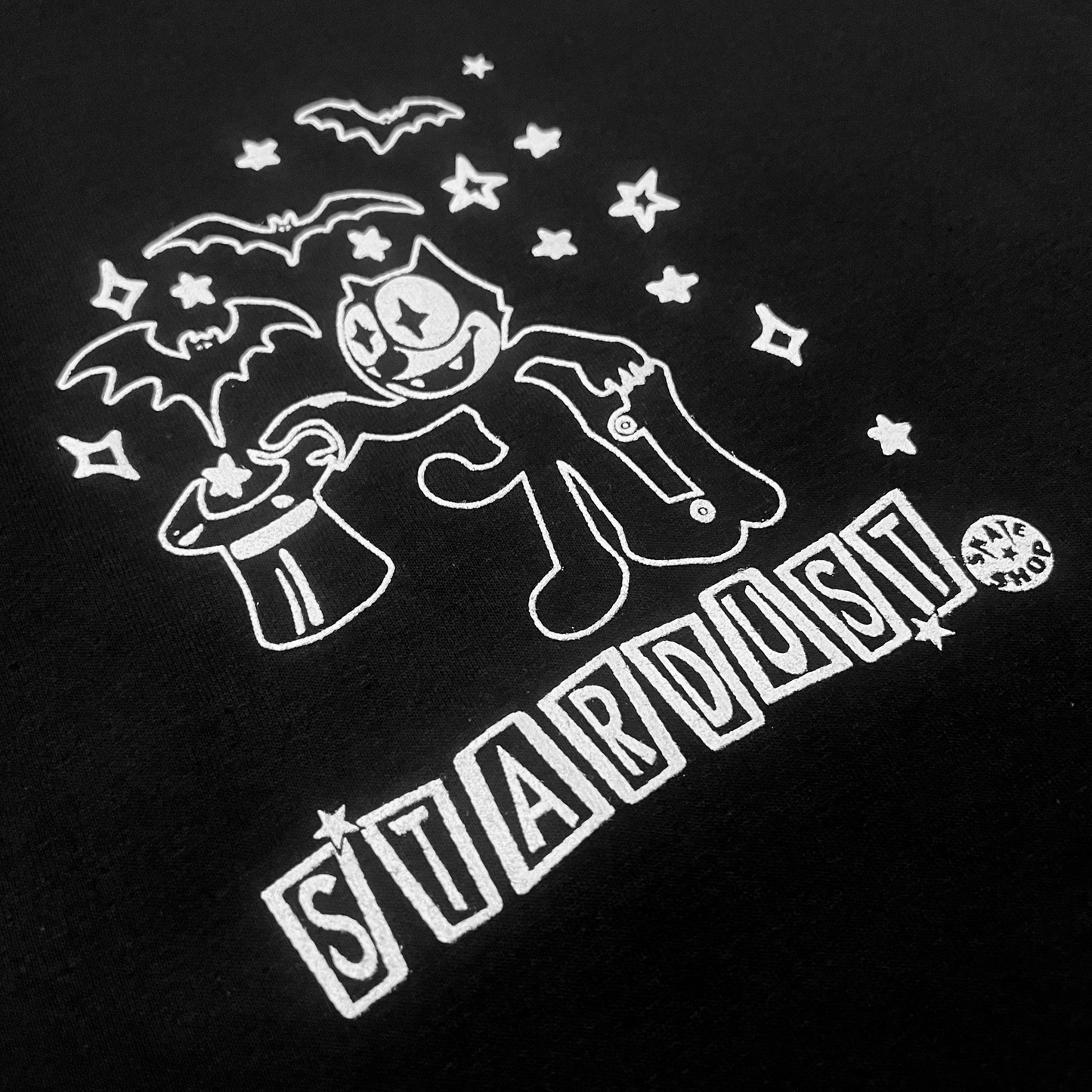 Stardust Skate Shop Felix 02 Tee 024 Black / White