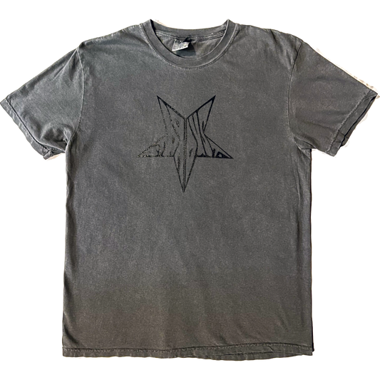 Stardust Skate Shop Matte Black Star Tee 026 - Assorted Colors - 6.1 oz