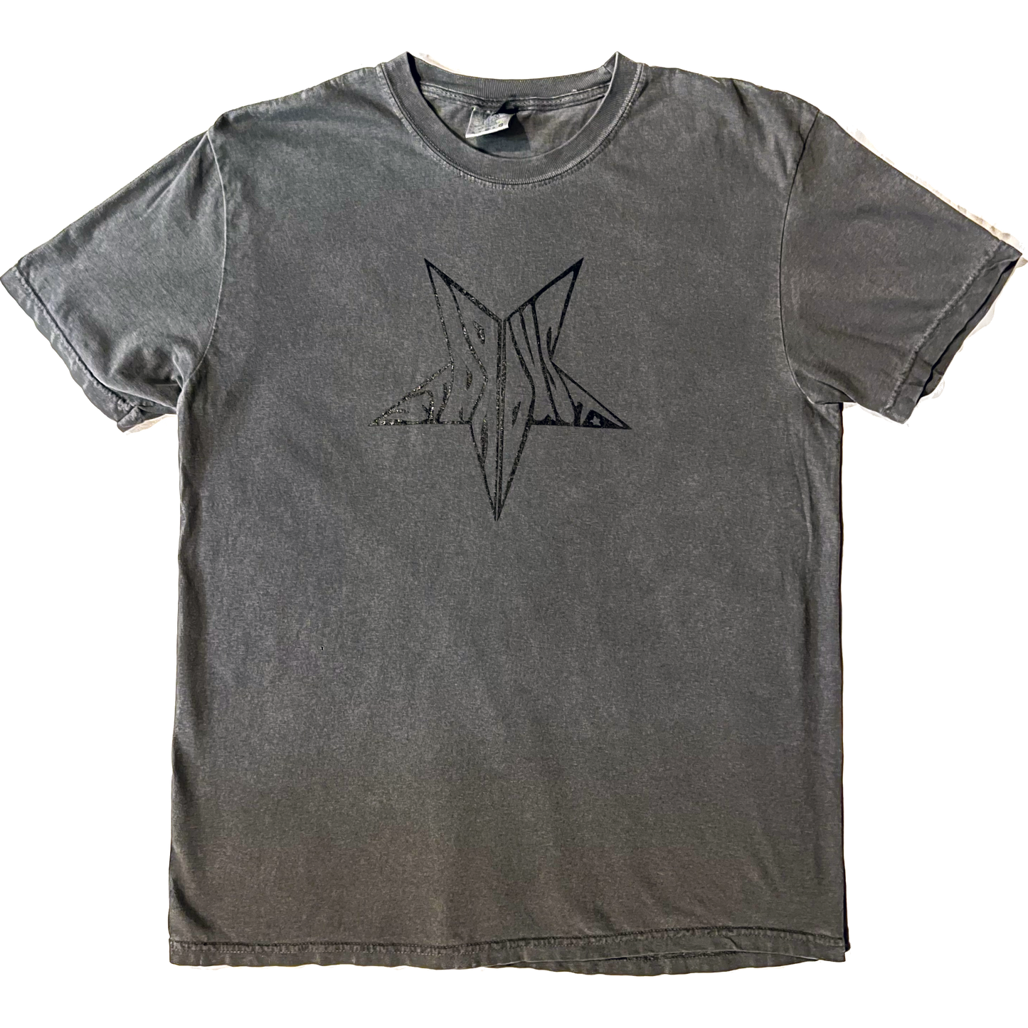 Stardust Skate Shop Matte Black Star Tee 026 - Assorted Colors - 6.1 oz