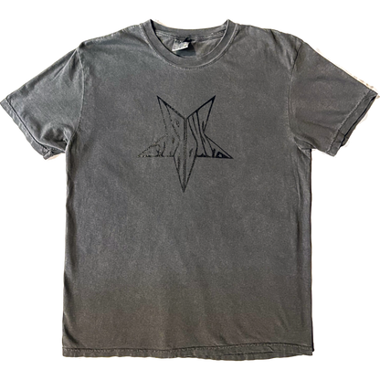 Stardust Skate Shop Matte Black Star Tee 026 - Assorted Colors - 6.1 oz