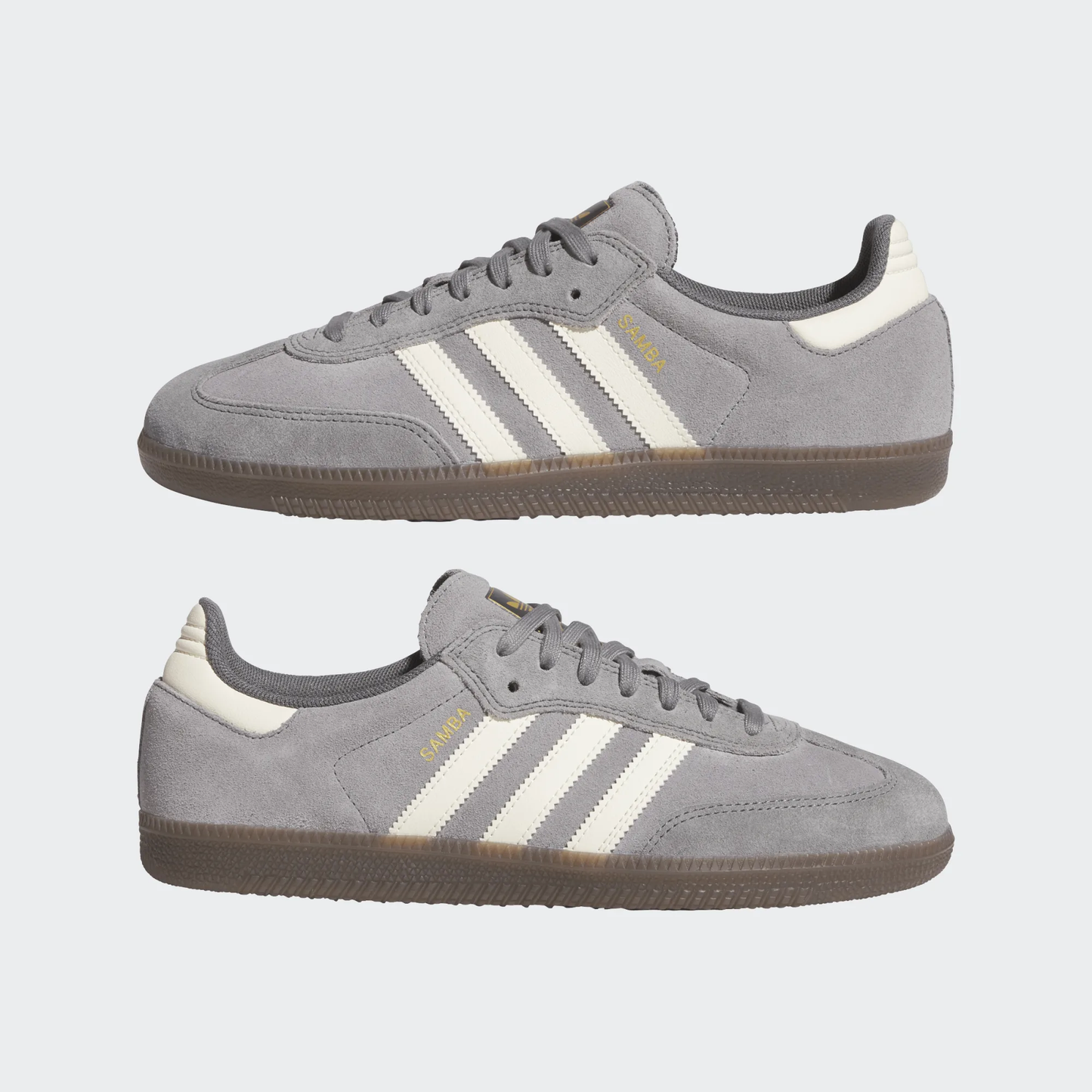 Adidas Samba ADV Skate Shoes Grey Four / Cream White / Grey Heather