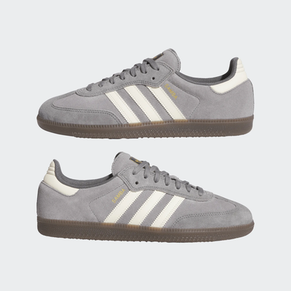 Adidas Samba ADV Skate Shoes Grey Four / Cream White / Grey Heather