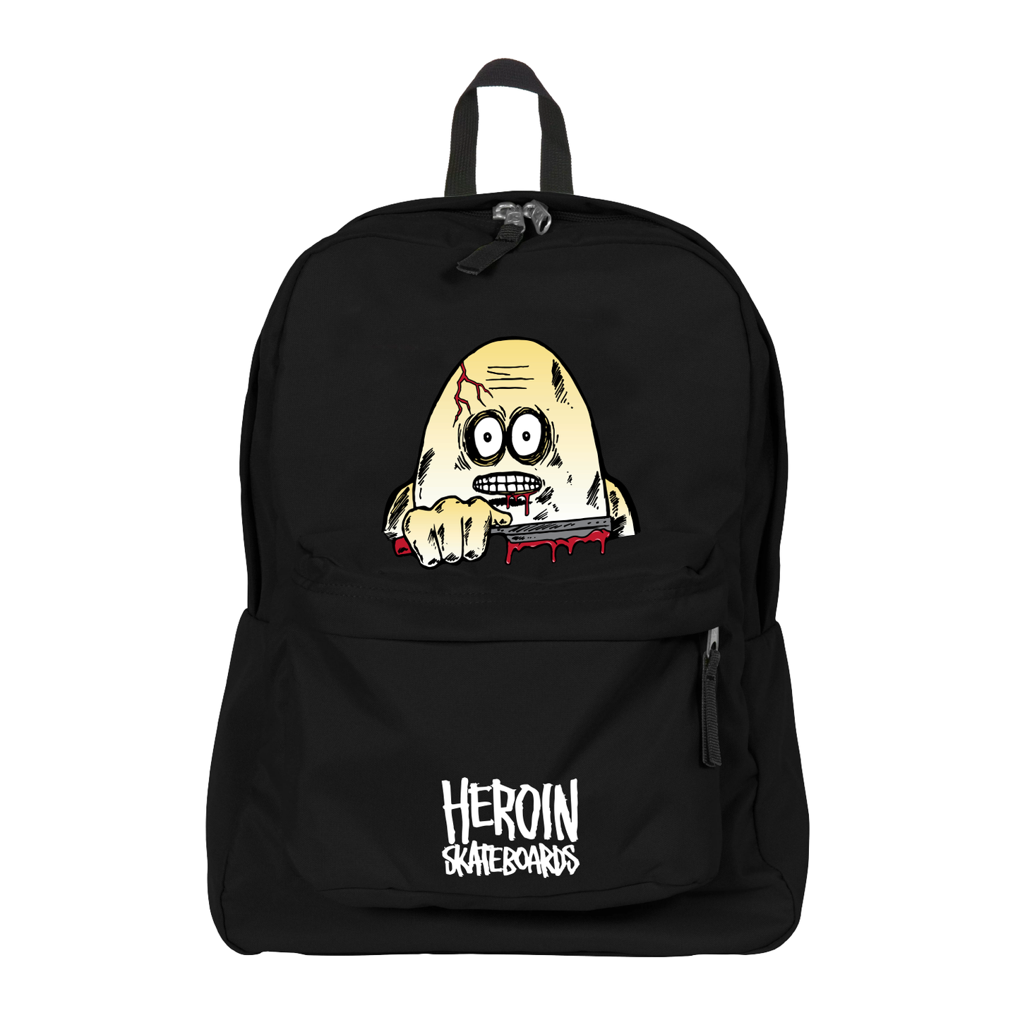 Heroin Razor Egg Backpack Black