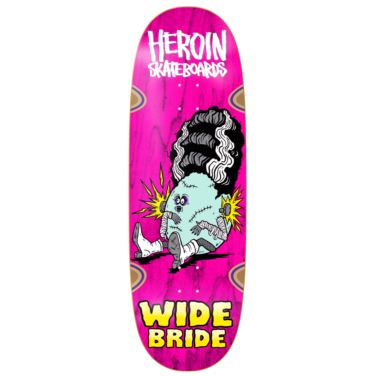 Heroin Wide Bride Egg Shaped Deck 10.4"