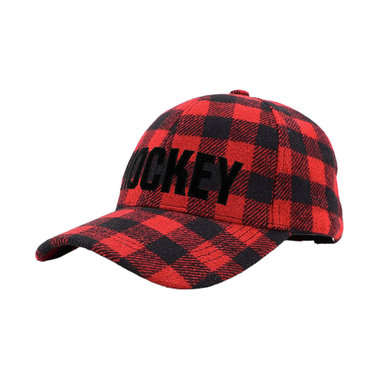 Hockey Plaid Hat Red / Black