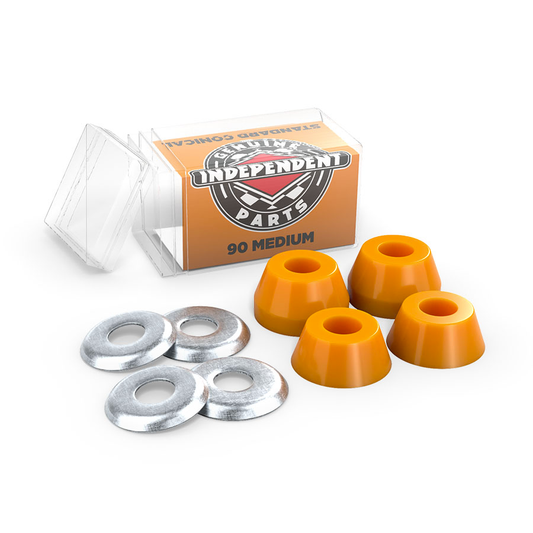 Independent Genuine Parts Standard Conical Bushings Medium 90A Orange 4 - Pack