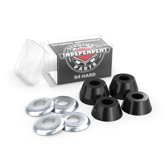 Independent Genuine Parts Standard Conical Bushings Hard 94A Black 4 - Pack