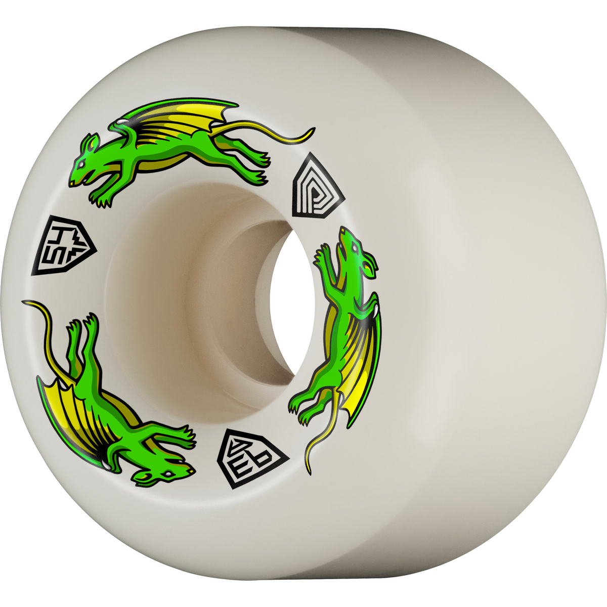 Powell Peralta Dragon Formula Nano Rats Set Of 4 Skateboard Wheels 54m ...