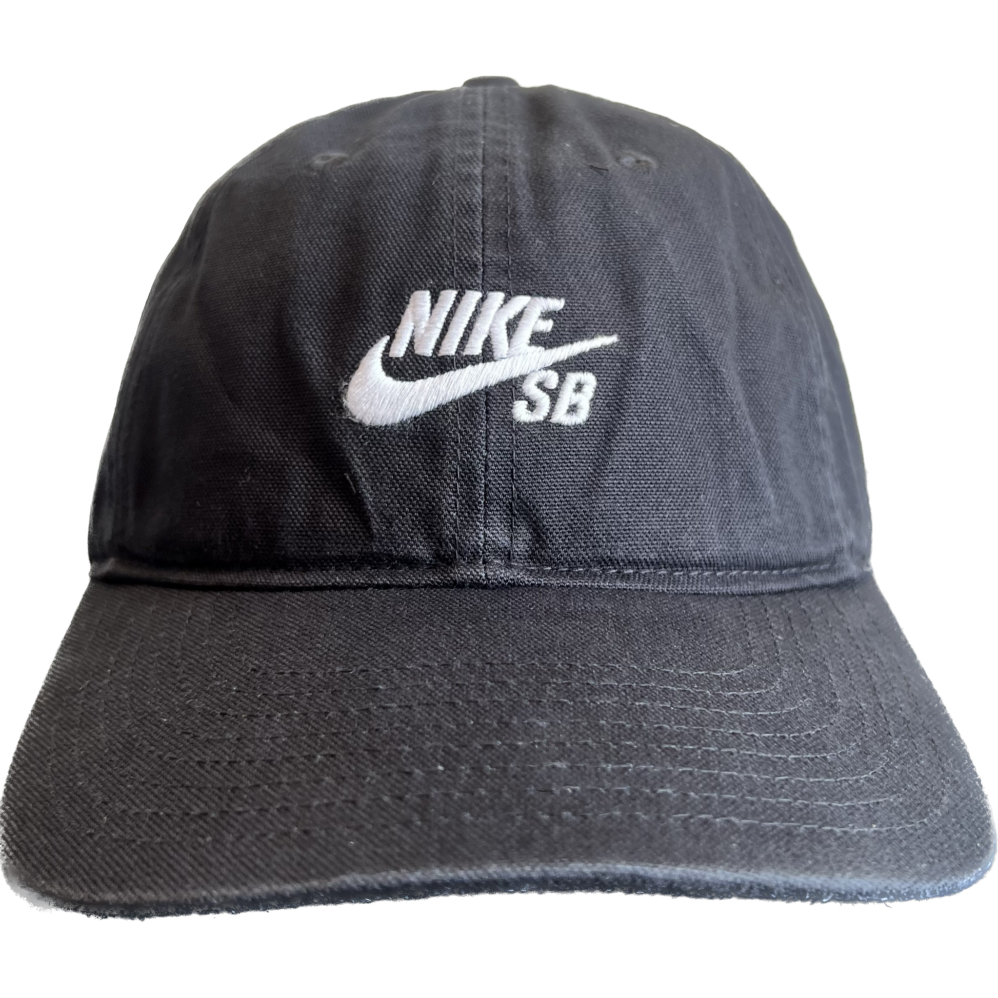 Nike SB Club Unstructured Skate Cap Black / White