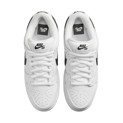 Nike SB Dunk Low Pro White / Black - White - Gum Light Brown