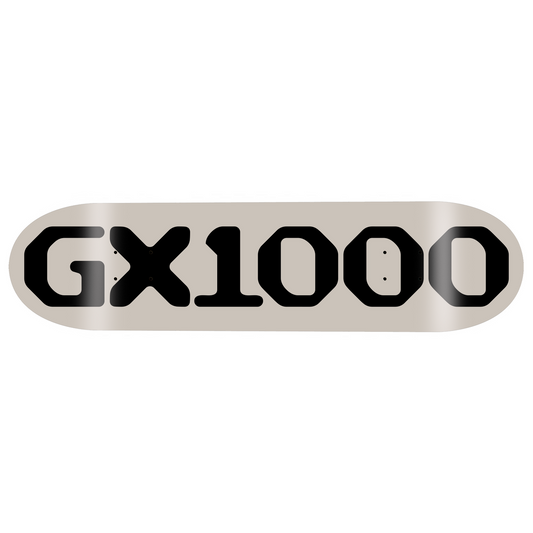 GX1000 OG Logo Deck 8.25" Grey / Black Font