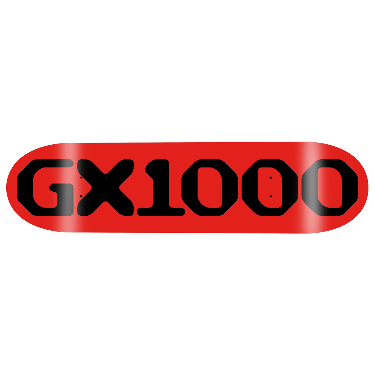 GX1000 OG Logo Deck 8.75" Red / Black Font Stardust Skate Shop