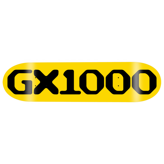 GX1000 OG Logo Deck 8.375" Yellow / Black Font