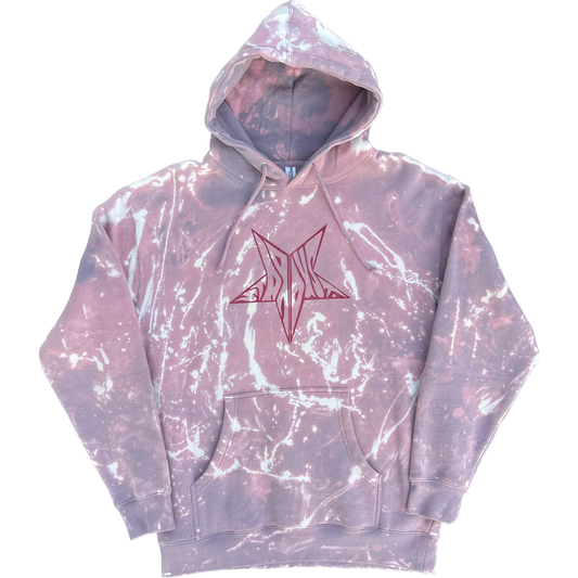 Stardust Skate Shop Red Shimmer Star Hoody 026 Black