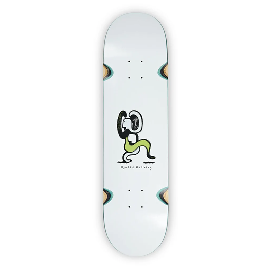Polar Hjalte Halberg Lurking Deck With Wheel Wells 8.375" White
