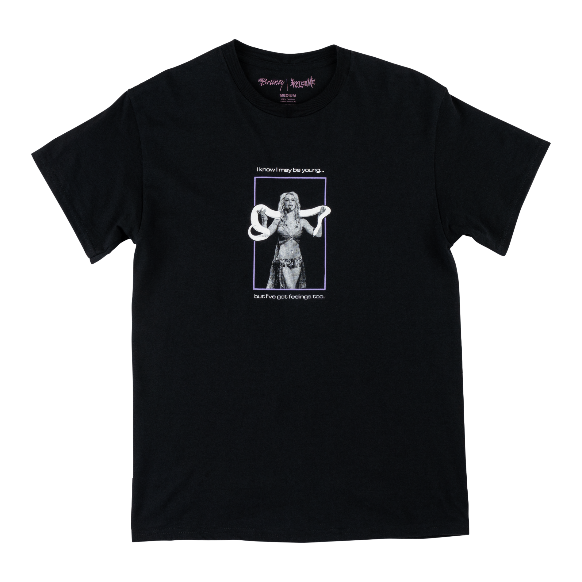 Welcome x Britney Spears Princess Graphic Tee Black