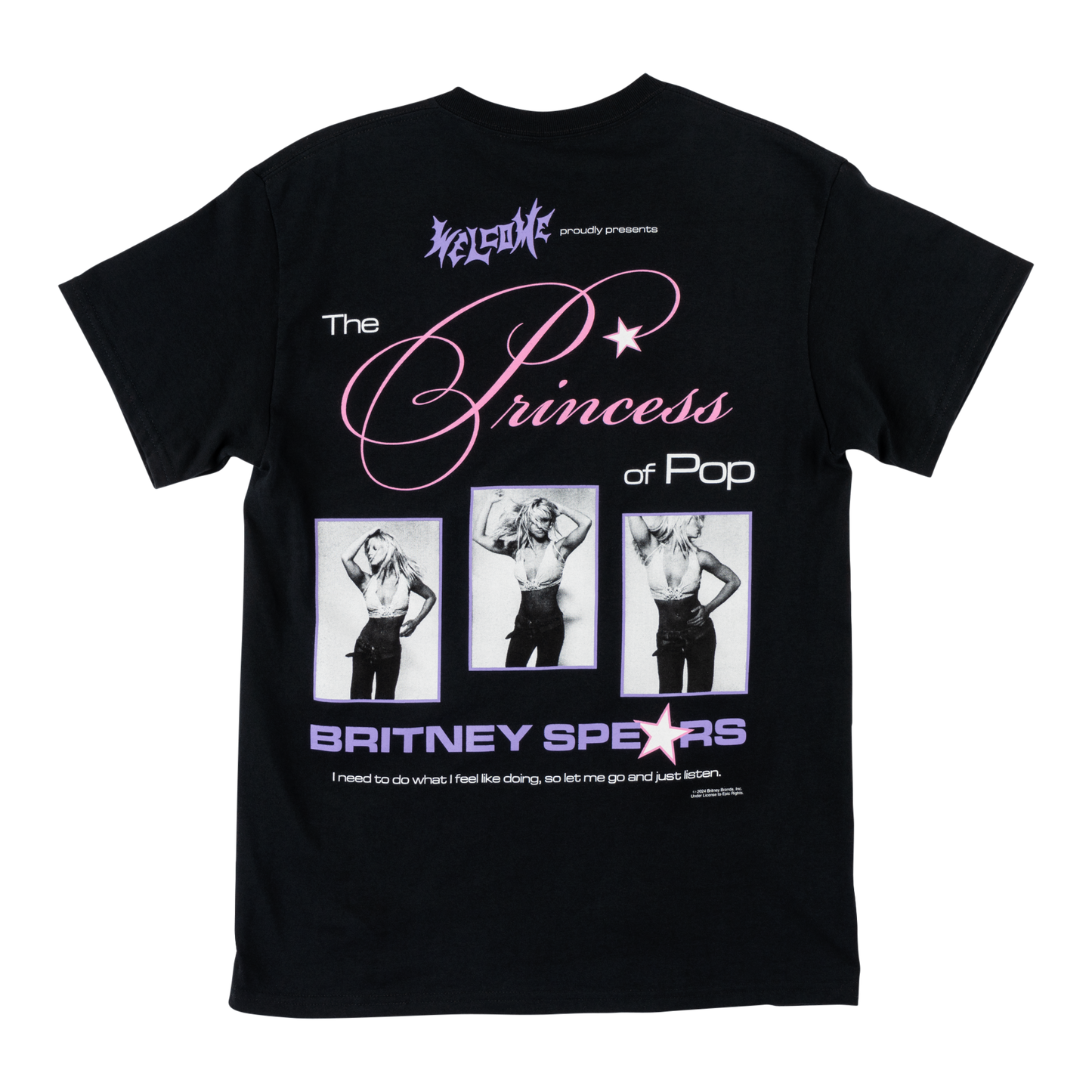 Welcome x Britney Spears Princess Graphic Tee Black